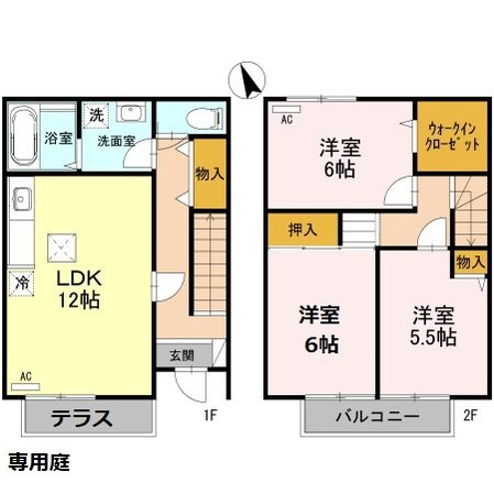 リヴェールの物件間取画像